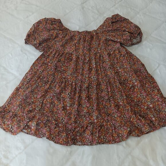 floral tunic top/dress cottagecore style - Picture 2 of 14